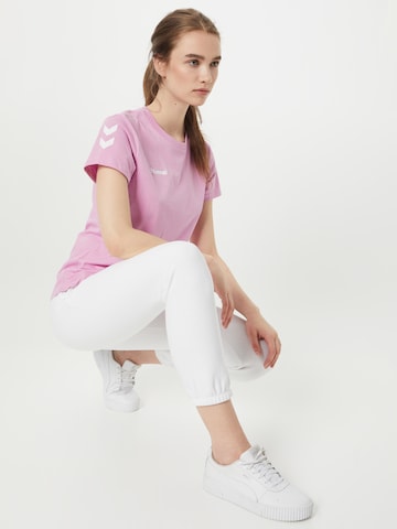 Hummel Funkcionalna majica | vijolična barva