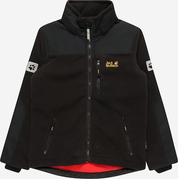 Jachetă  fleece funcțională 'Blizzard' de la JACK WOLFSKIN pe negru: față