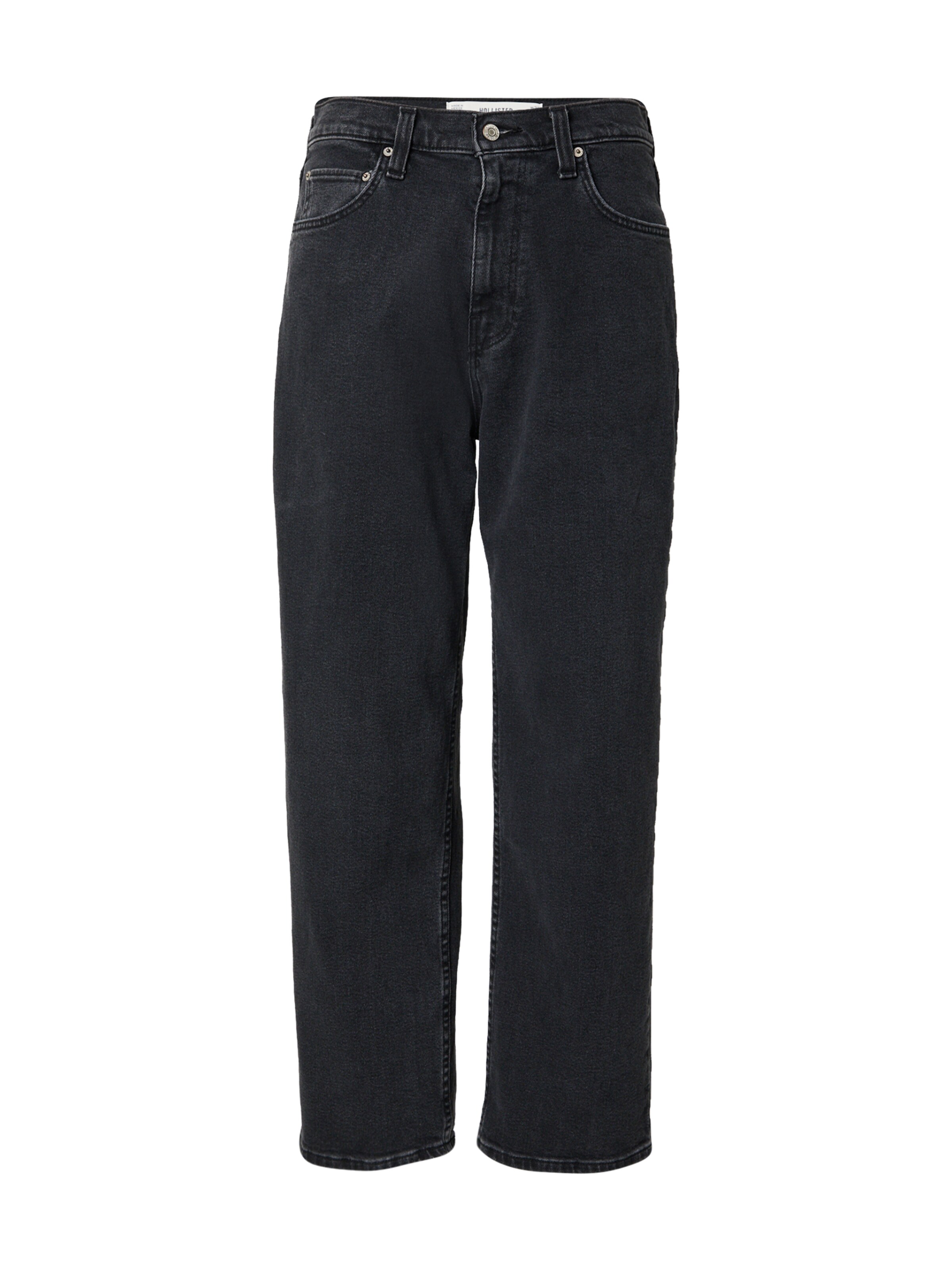 HOLLISTER - Ropa ancha Vaquero en negro: frente