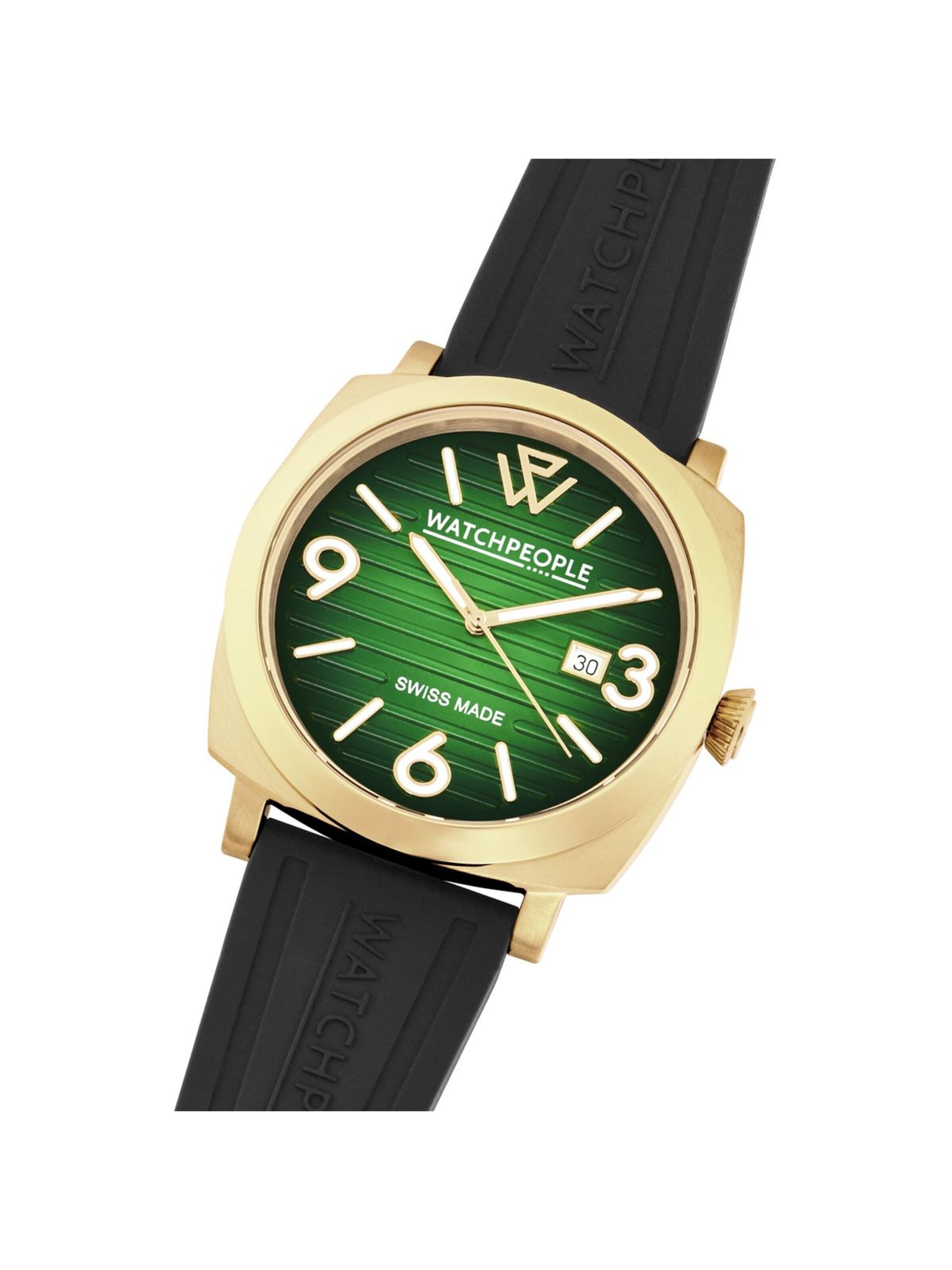 Montre à affichage analogique Watchpeople en vert