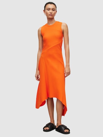 AllSaints Φόρεμα 'GIA' σε πορτοκαλί: μπροστά