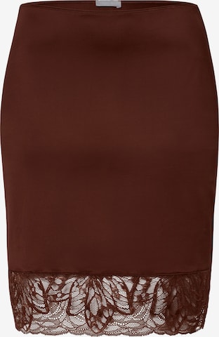 Hanro Bodice Dress ' Elia ' in Brown: front
