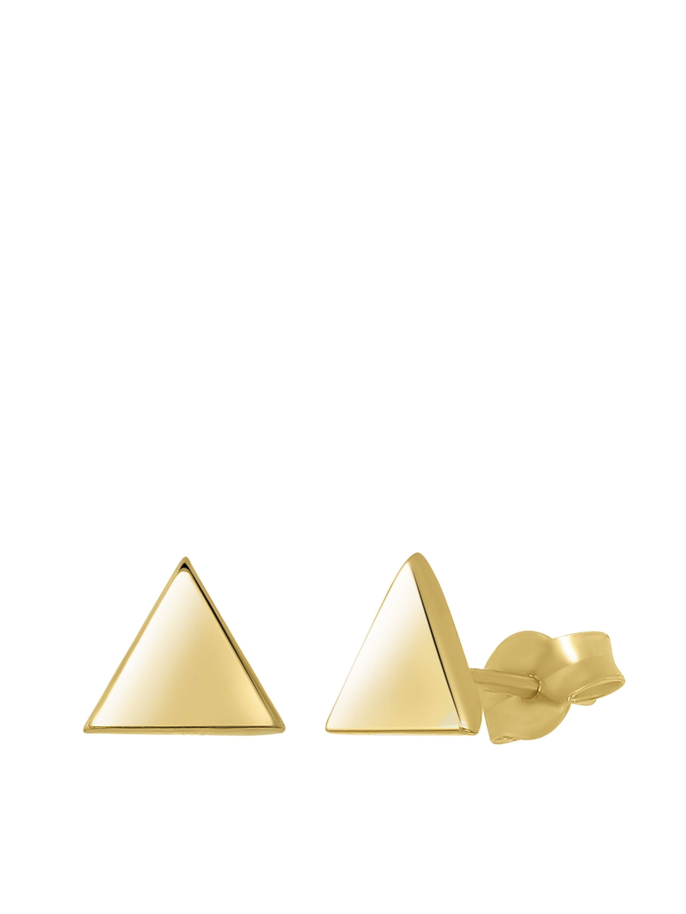 Lucardi Earrings 'Klassisch' in Gold: front