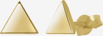 Lucardi Earrings 'Klassisch' in Gold: front