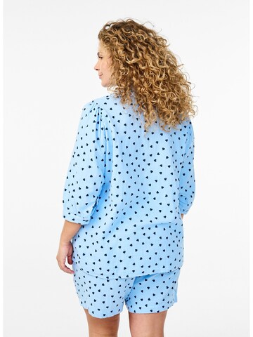 Zizzi Regular Trousers 'Vviva' in Blue
