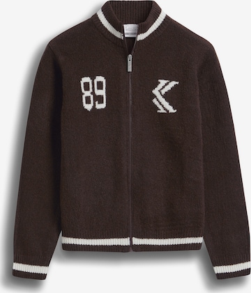 Cardigan Karl Kani en marron : devant