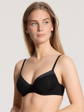 CALIDA T-Shirt BH 'Cate'‌‌‌‌‌ in Schwarz