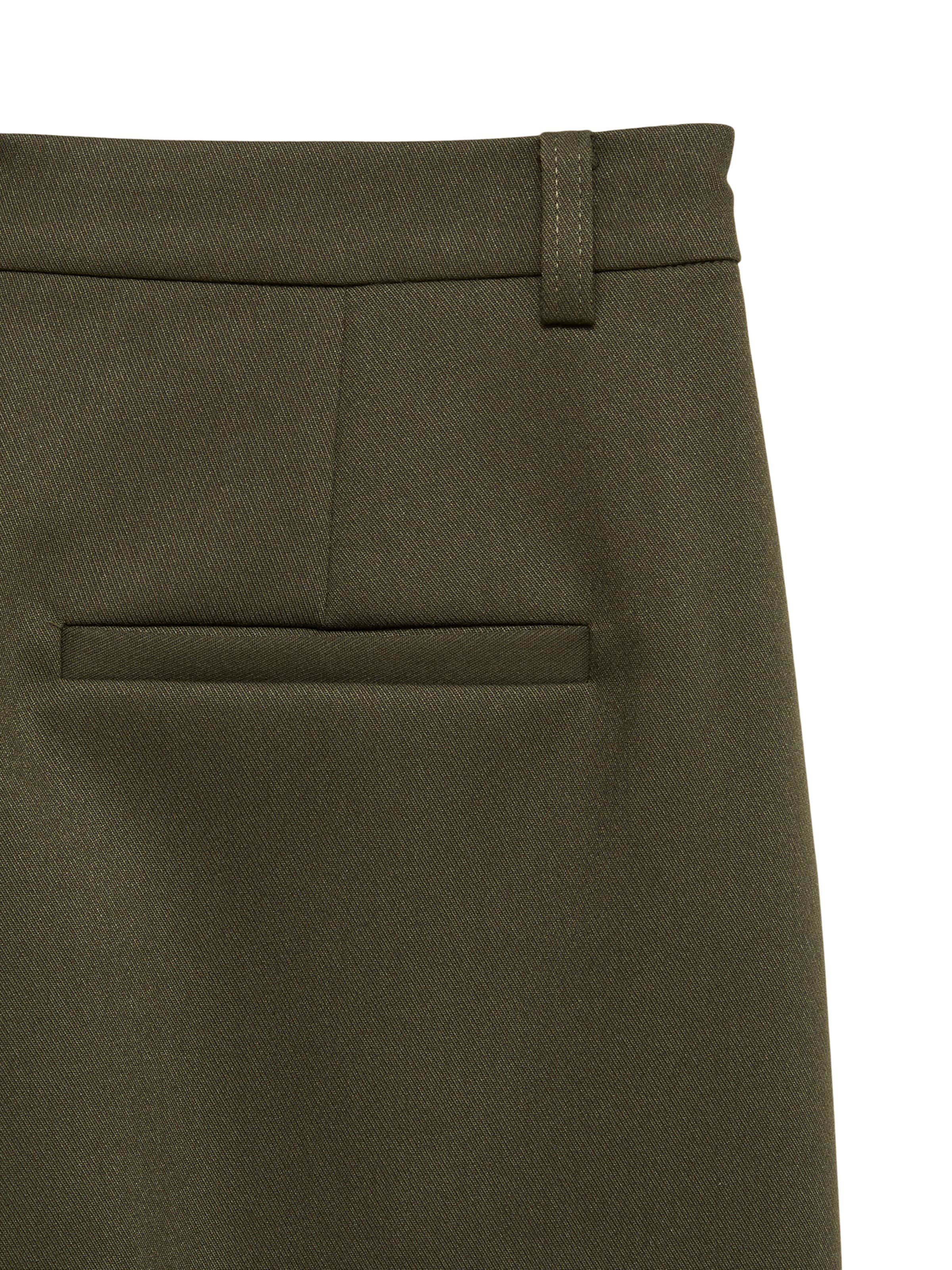 VERO MODA Wide leg Pleated Pants 'VMELMA' in Green