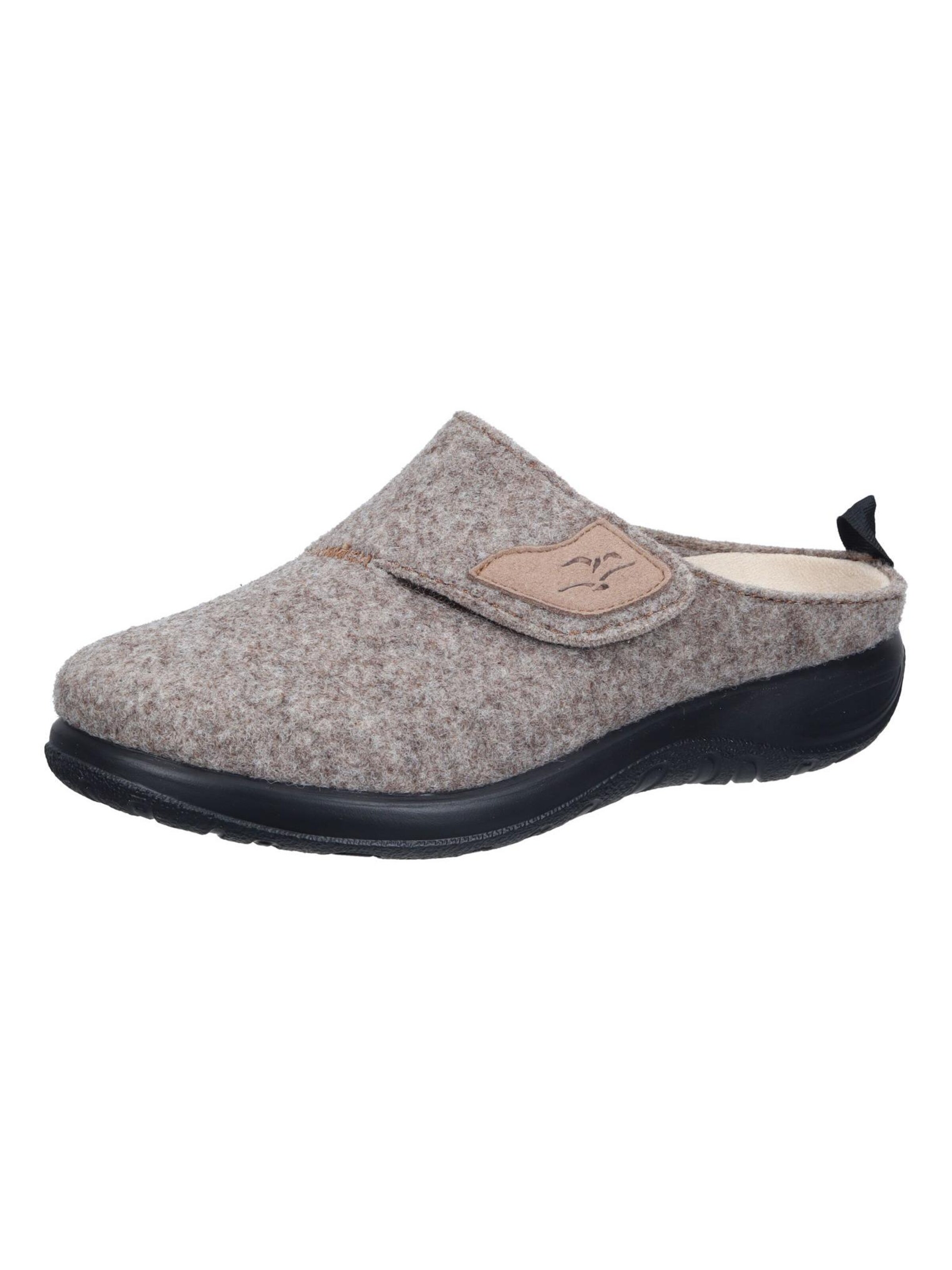 FLY FLOT Slippers 'Hausschuhe' in Brown: front