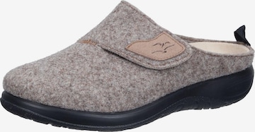 FLY FLOT Slippers 'Hausschuhe' in Brown: front