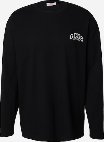 Tricou de la GCDS pe negru: față