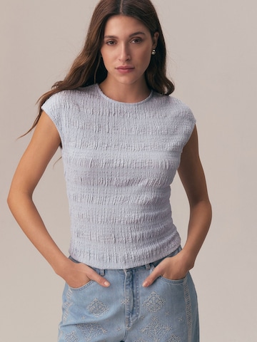 Next Μπλούζα σε μπλε: μπροστά