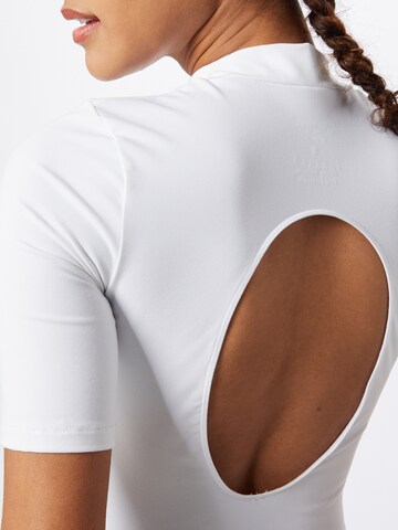 Body sportivo di Reebok in bianco