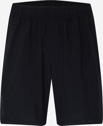 Pantalon de sport UNDER ARMOUR en noir : devant