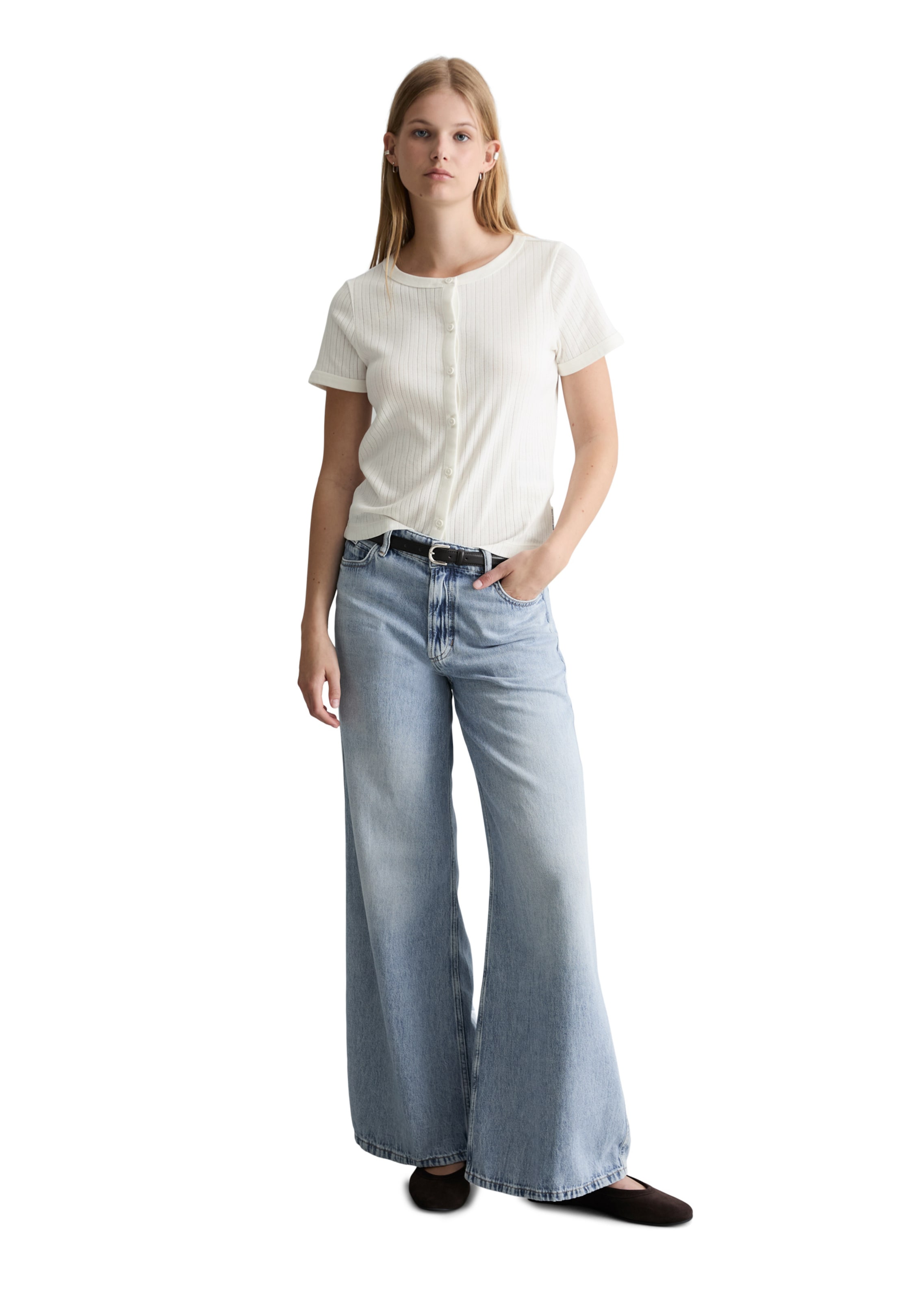 Marc O'Polo DENIM Gebreid vest in Wit