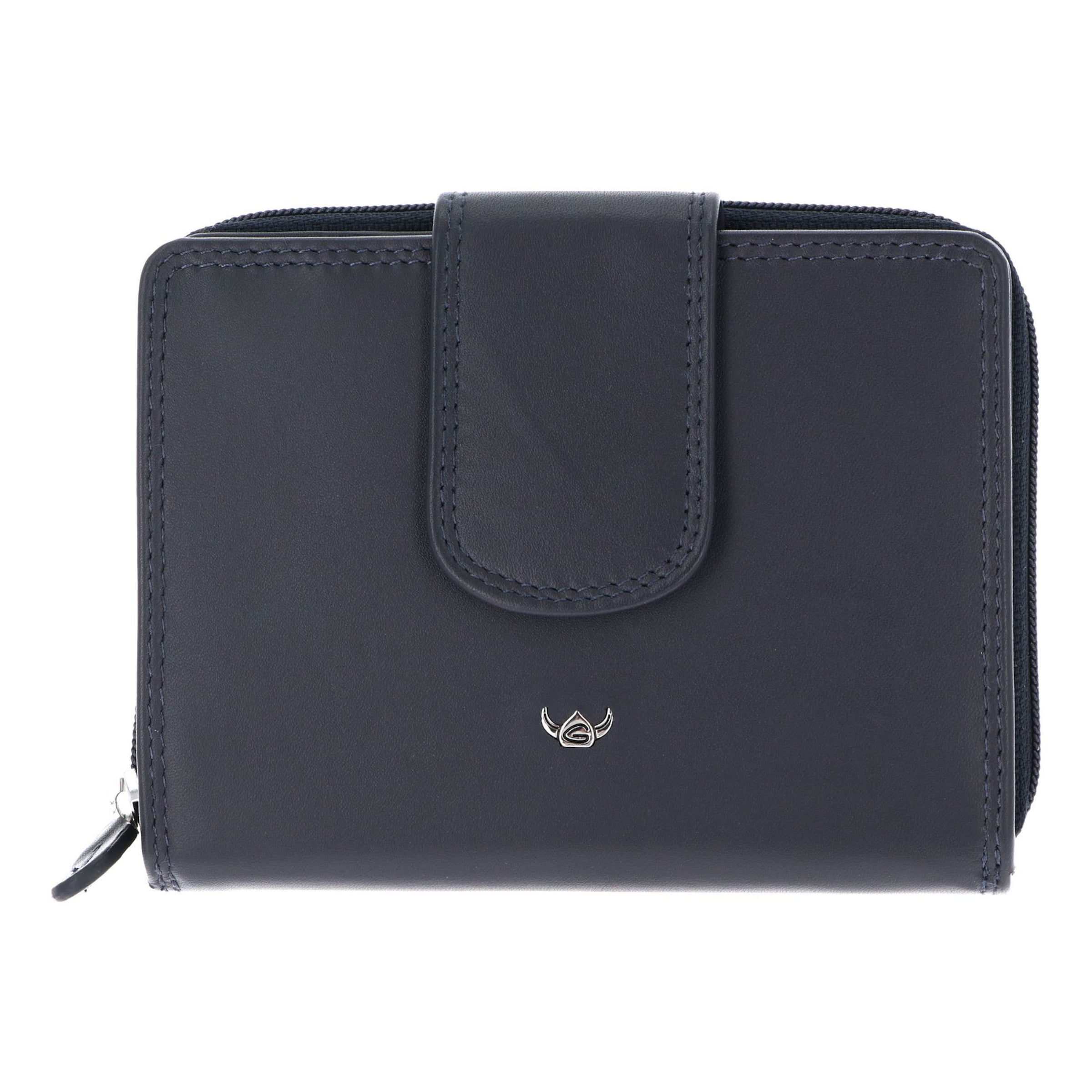 Porte-monnaies 'Polo' GOLDEN HEAD en bleu : devant