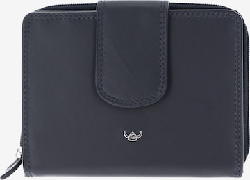 Porte-monnaies 'Polo' GOLDEN HEAD en bleu : devant