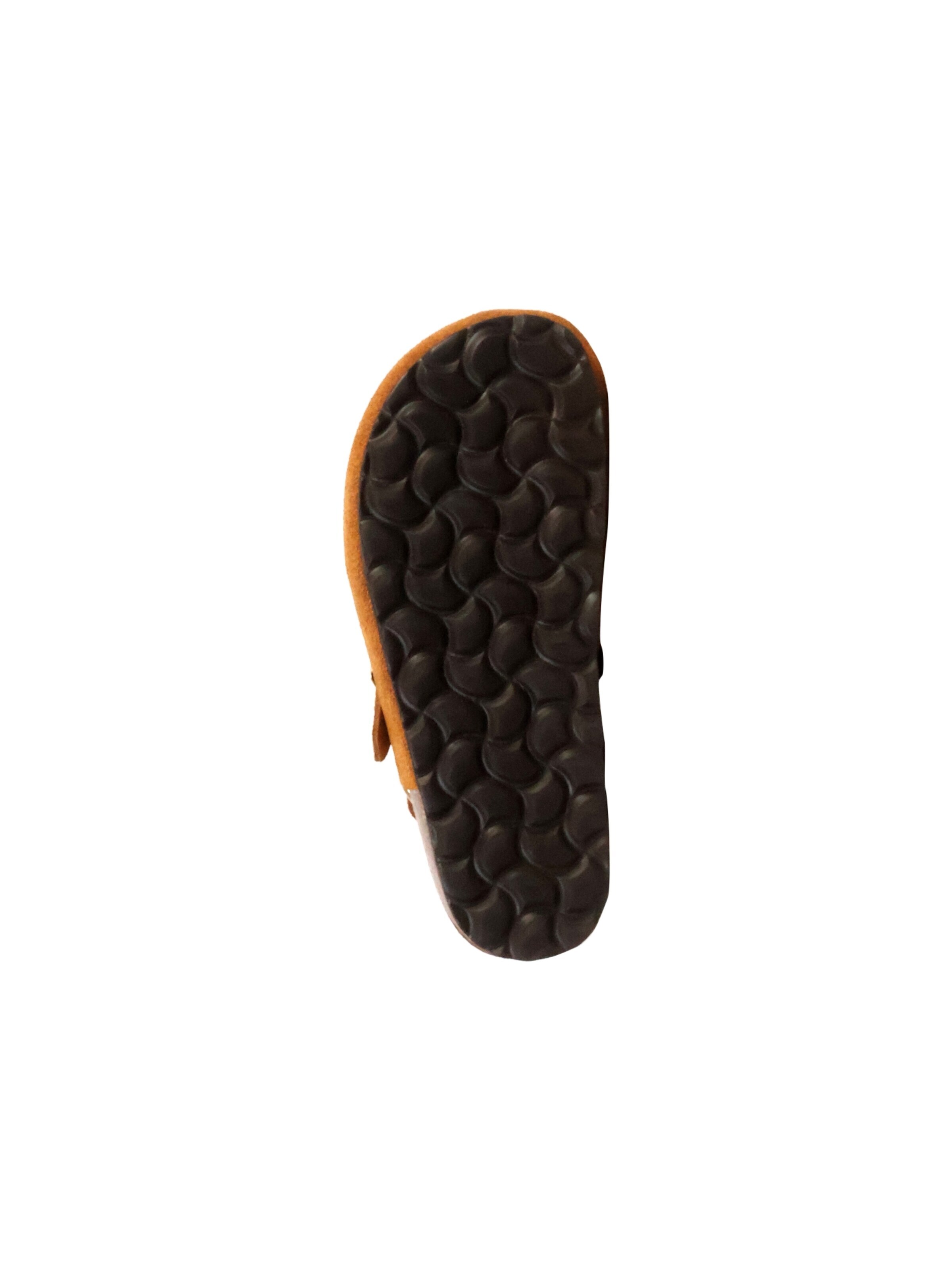 Pantoufle 'Kinder-Pantolette aus Leder Noga Boreali BS Edge' The Divine Factory en marron