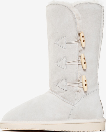 Gooce - Botas de neve 'Cornice' em branco: frente