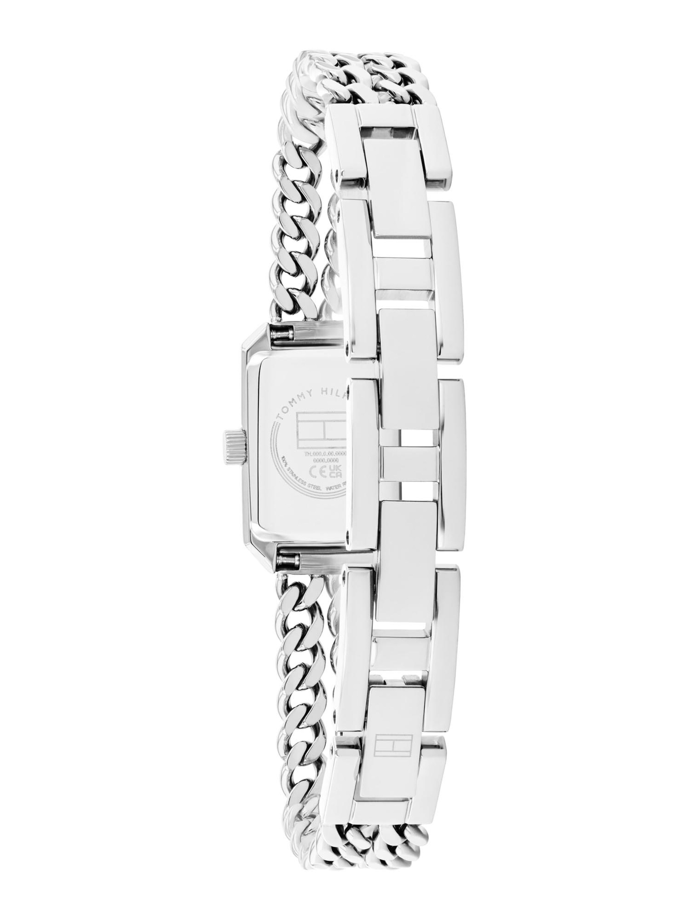 TOMMY HILFIGER Аналоговые часы 'SARAH' в Серебристый