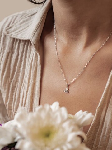 Hey Happiness Ketting 'Sailboat Sparkle' in Zilver