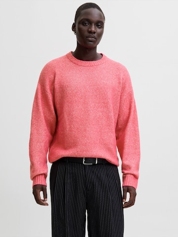JACK & JONES Kampsun 'JJESoho Ollie', värv roosa: eest vaates