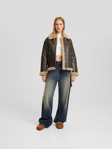 Bershka Between-Season Jacket in Brown