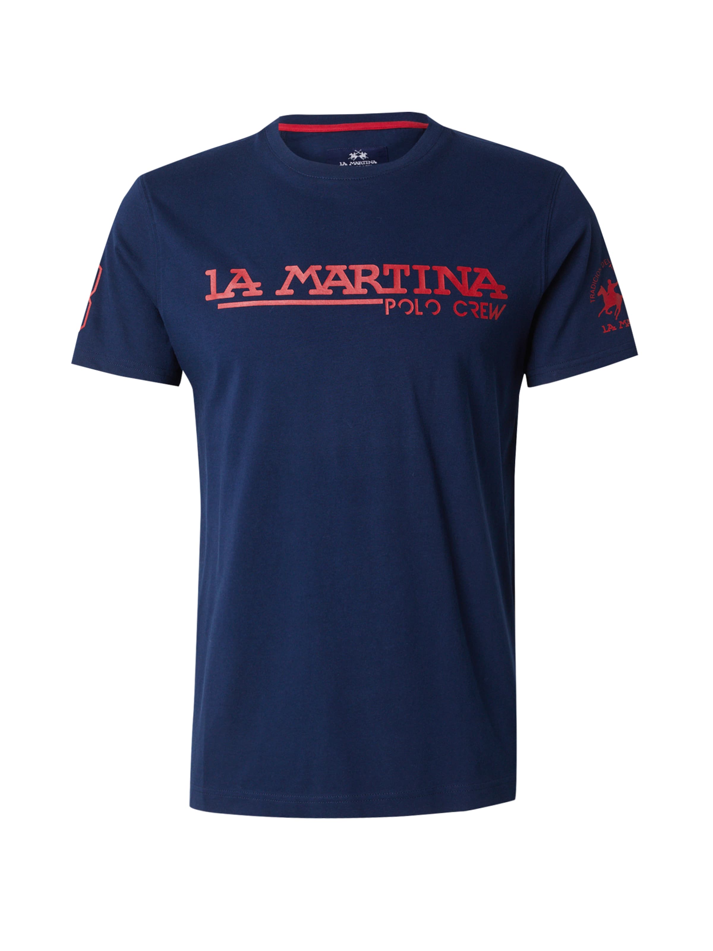 Maglietta di La Martina in blu: frontale