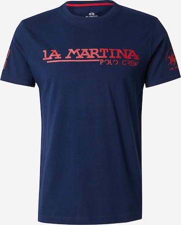 T-Shirt La Martina en bleu : devant