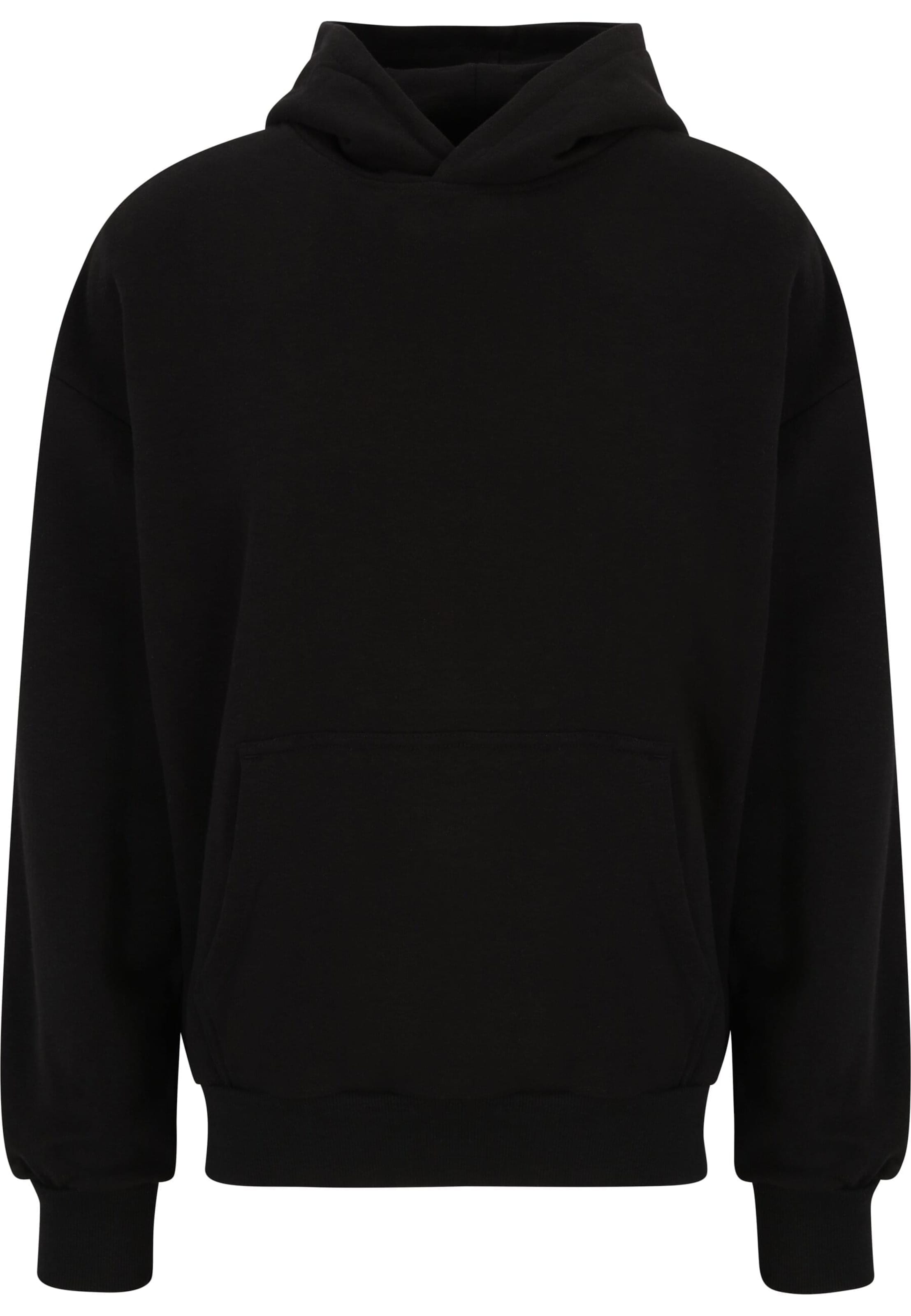 Urban Classics - Sudadera en negro: frente