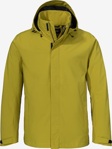 Schöffel Outdoor jacket 'Gmund' in Yellow: front