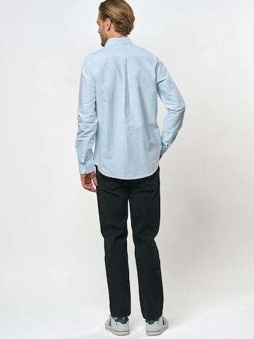 U.S. POLO ASSN. Regular fit Overhemd 'Armin' in Blauw