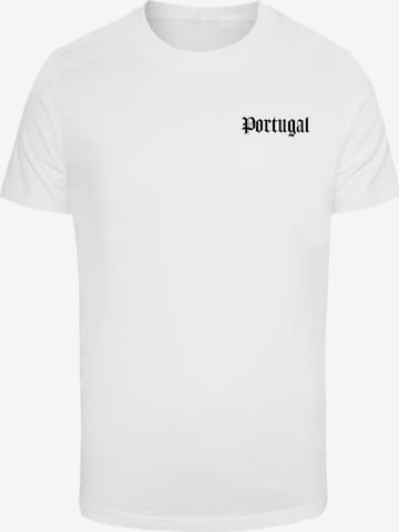 T-Shirt 'Pose Profissional' Mister Tee en blanc : devant