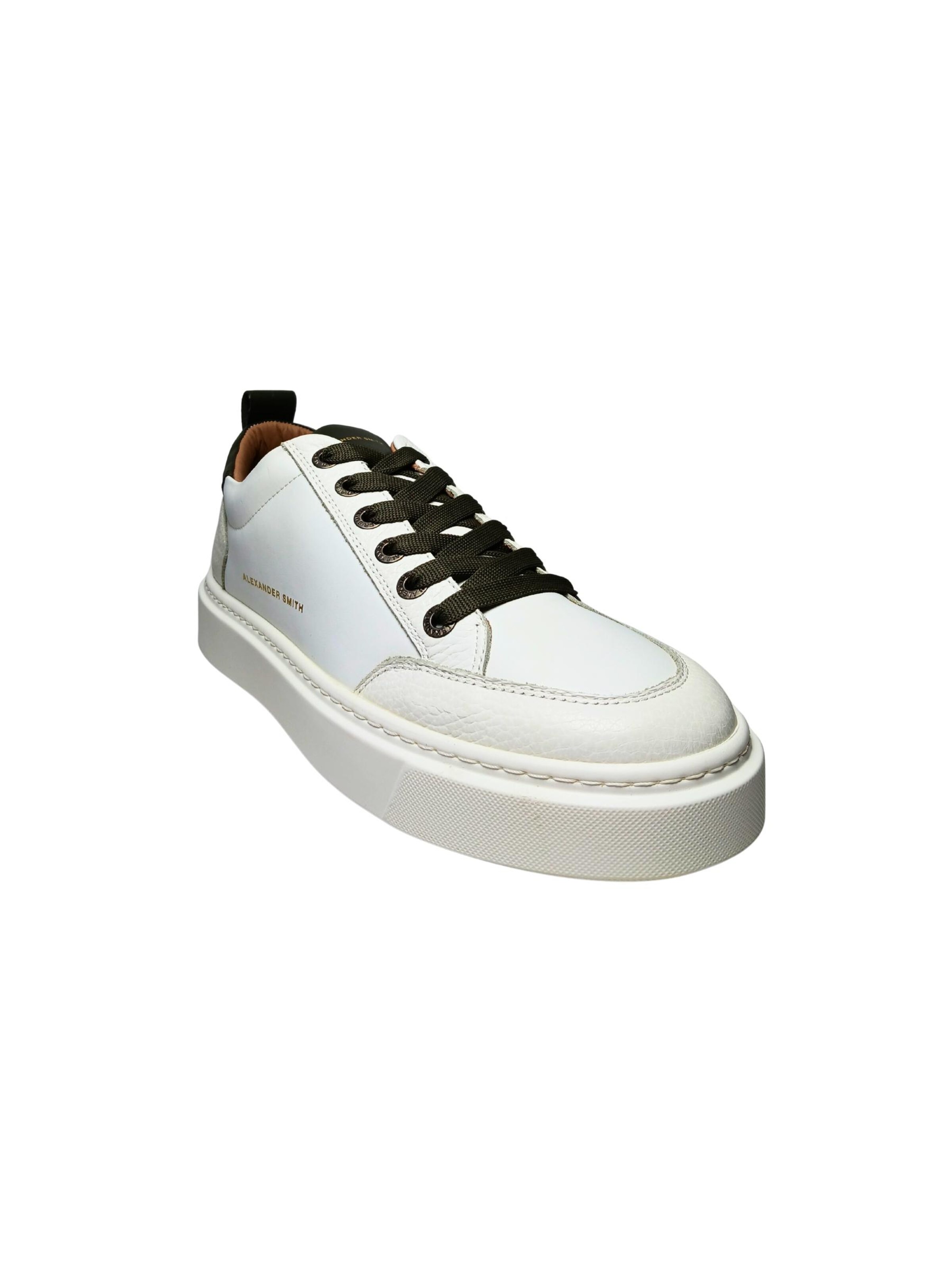 Alexander Smith Platform trainers in White