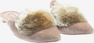 Aquazzura Flats & Loafers in 40,5 in White: front