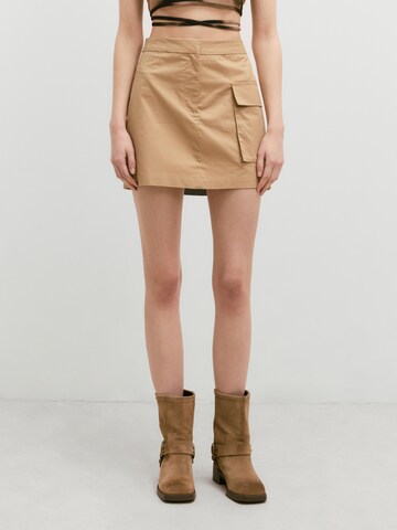 EDITED Skirt 'Sheryl' in Brown: front