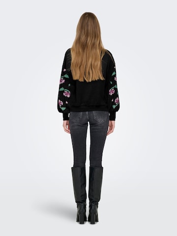 ONLY Sweatshirt 'ONLBROOKE' in Zwart