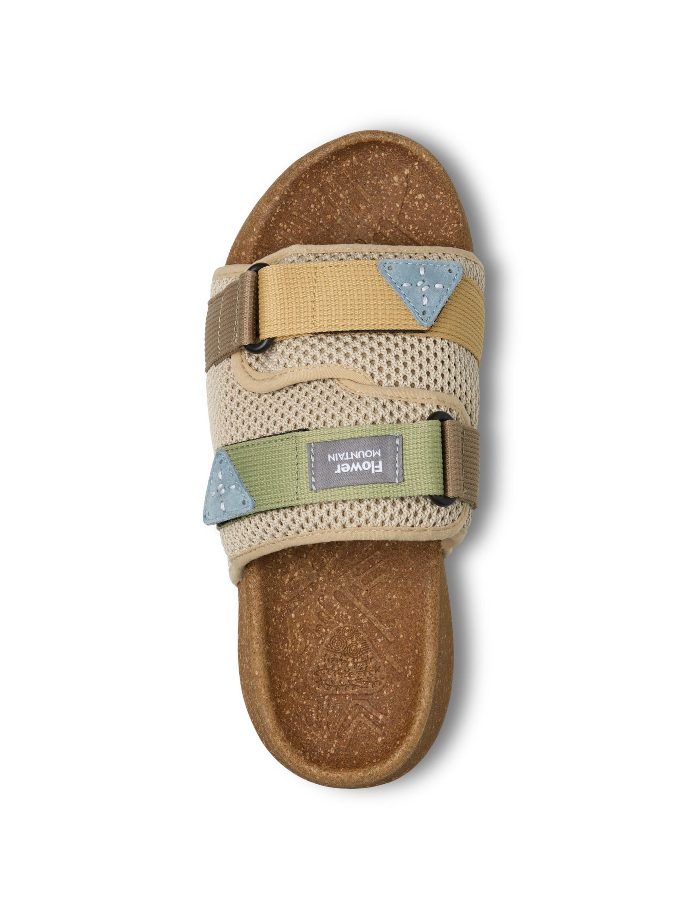 Pantoufle 'NIWA SLIPPER UNI' Flower Mountain en beige