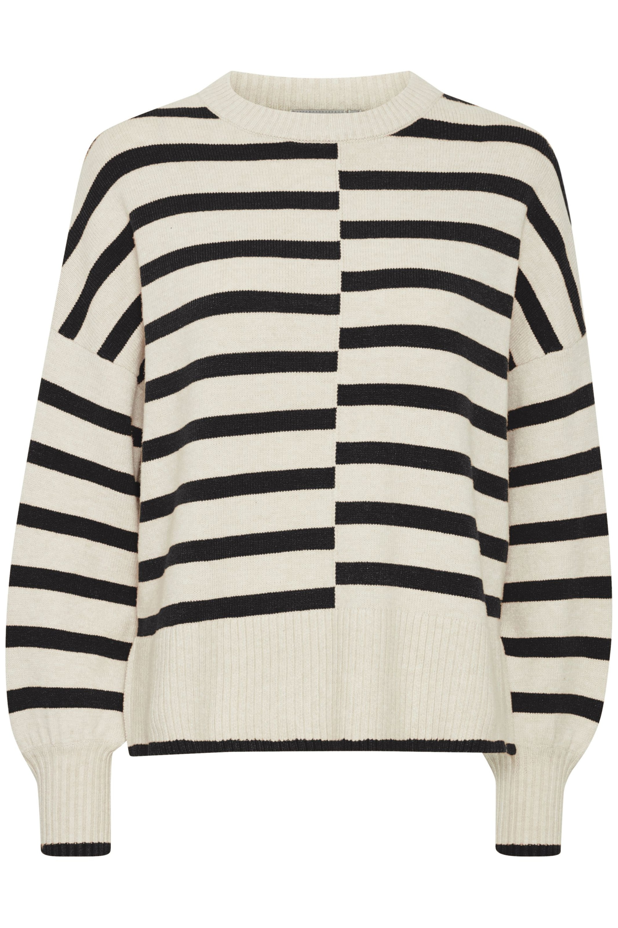 Fransa Pullover 'Bitte' in Beige: Vorderseite