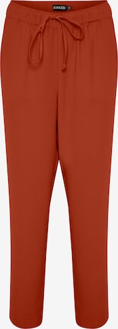SOAKED IN LUXURY Wide leg Pants 'Suiting' in Red: front