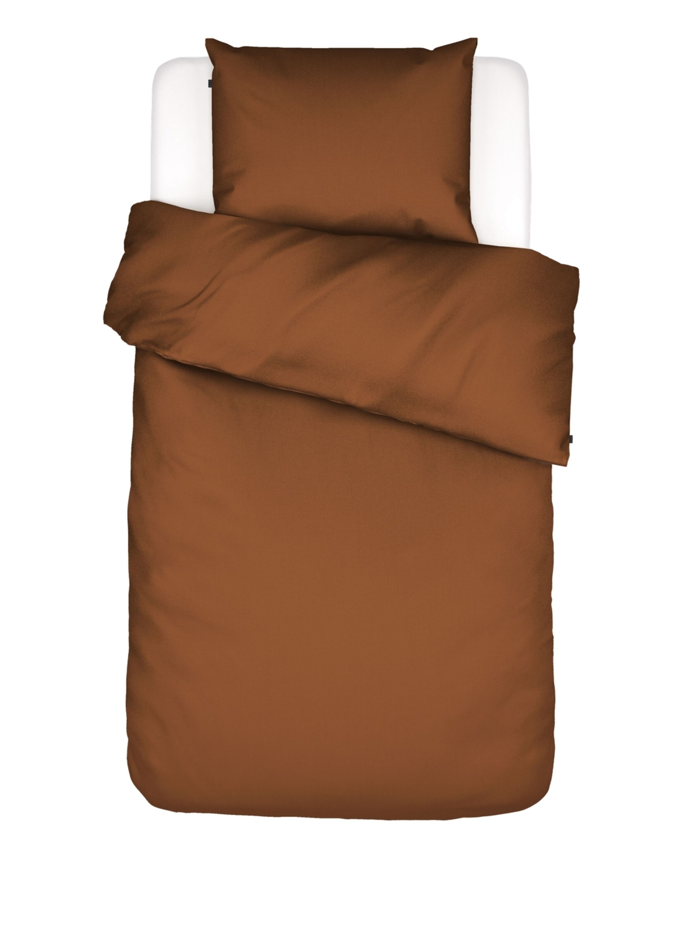 ESSENZA Bettwäsche 'Minte' in Braun: Vorderseite