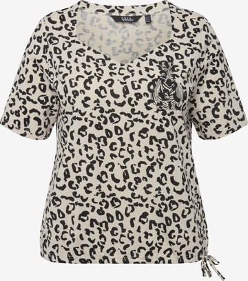 Ulla Popken Shirt in Beige: voorkant