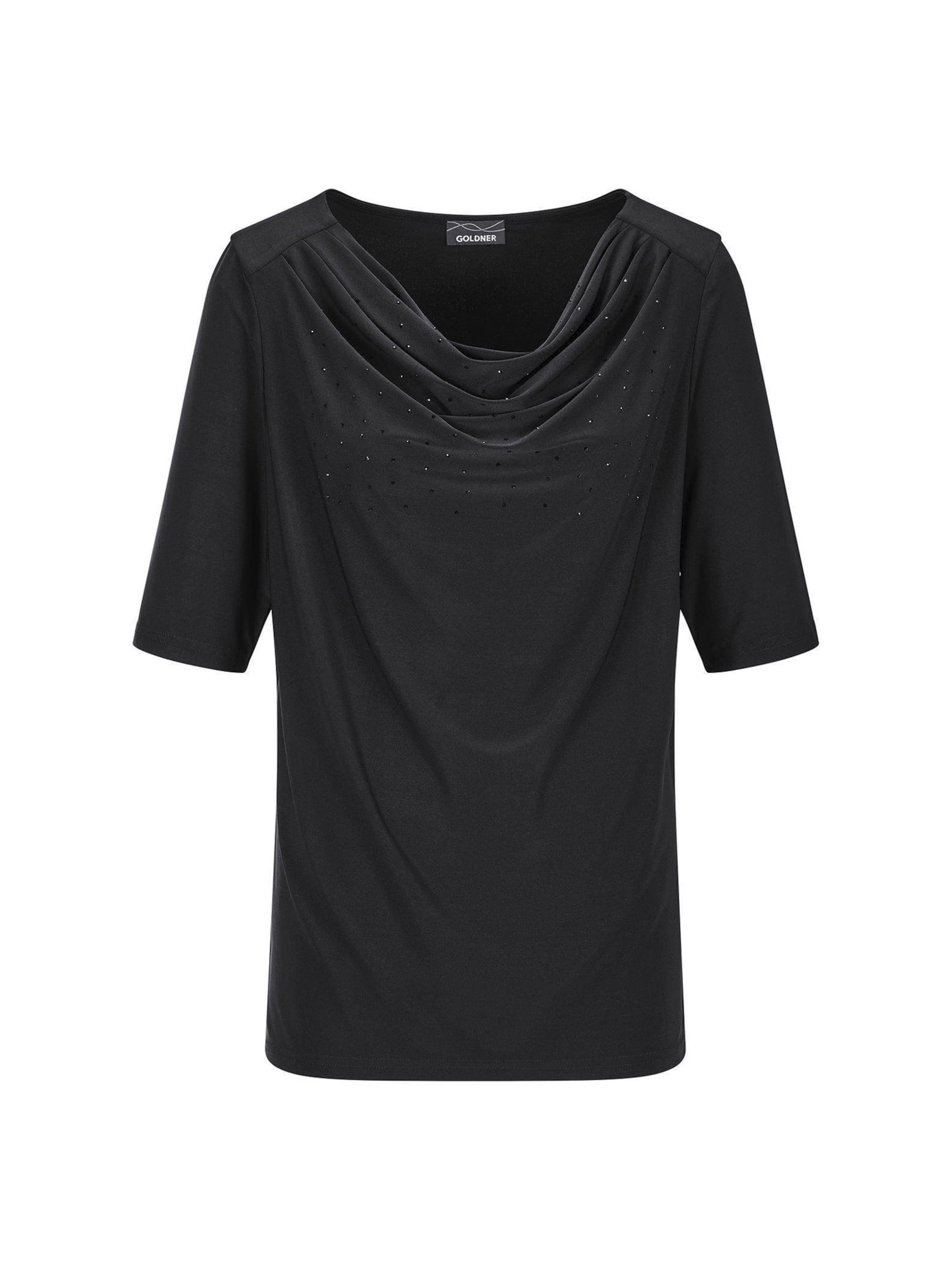 T-shirt Goldner en noir : devant