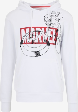 Course Sweatshirt 'Marvel Avengers' in White: front