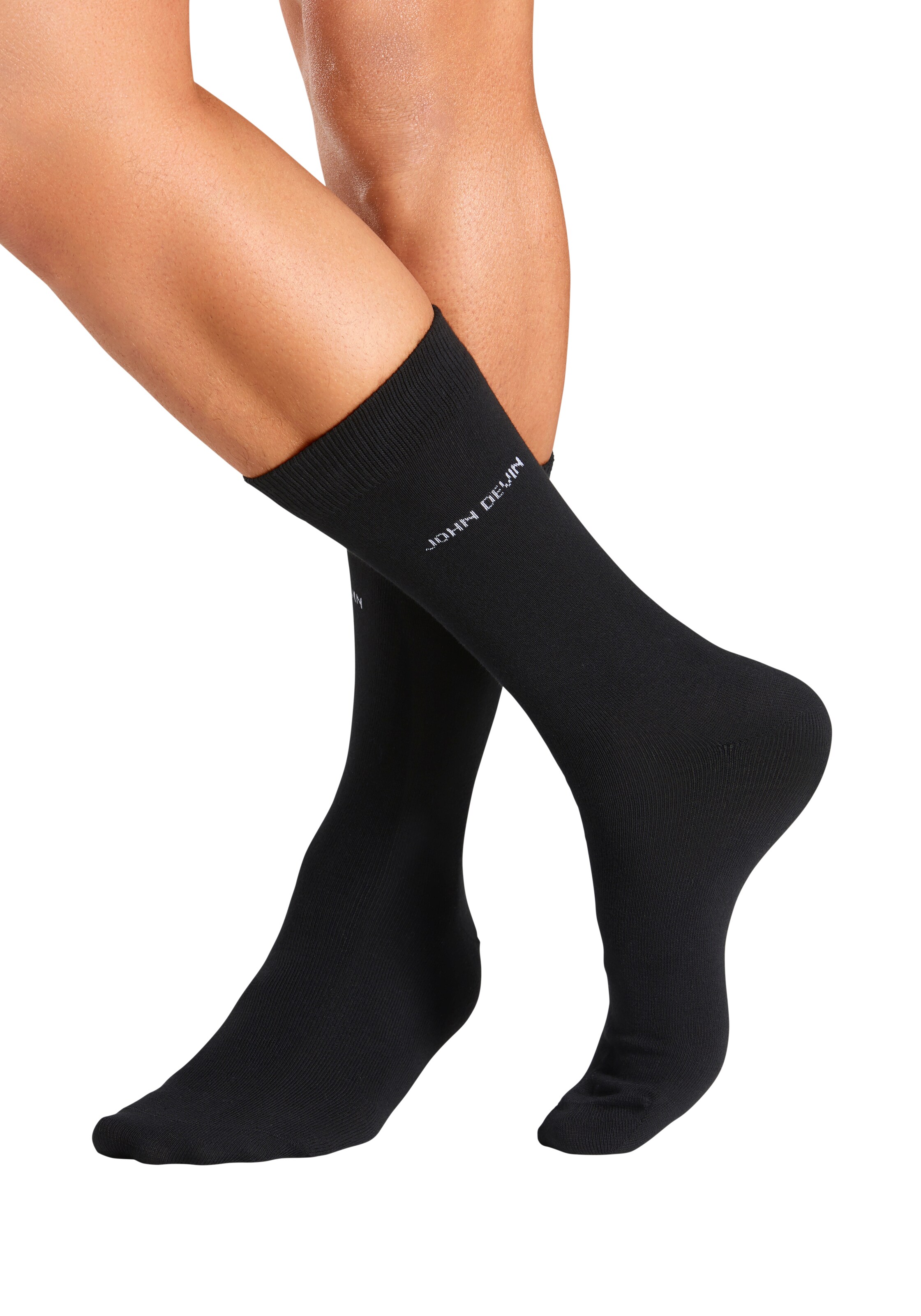 JOHN DEVIN Socks in Black