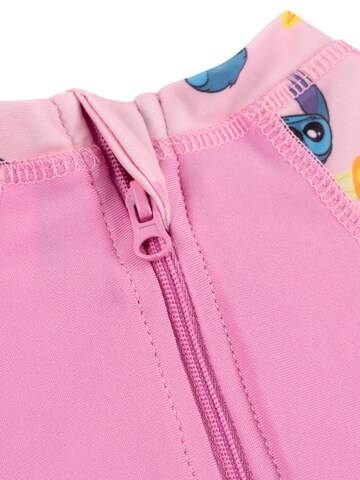 Disney Lilo & Stitch Athletic Swimwear 'UV-Schutz 50' in Pink