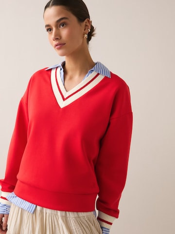 Next - Sudadera en rojo: frente