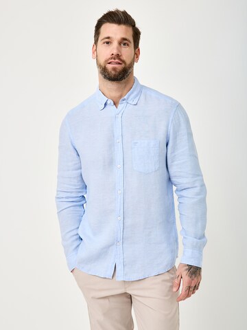 REDPOINT Regular Fit Hemd in Blau: Vorderseite