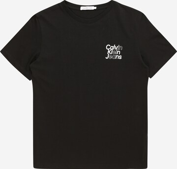 T-Shirt Calvin Klein Jeans en noir : devant