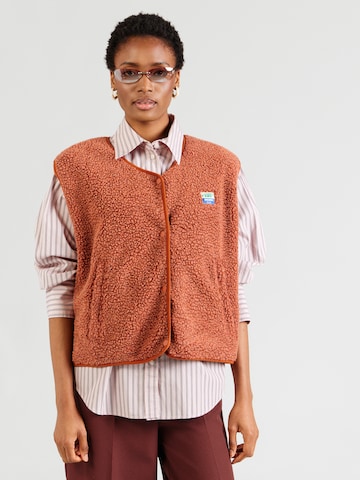 Gilet 'HOKTOWN' AMERICAN VINTAGE en rouge : devant